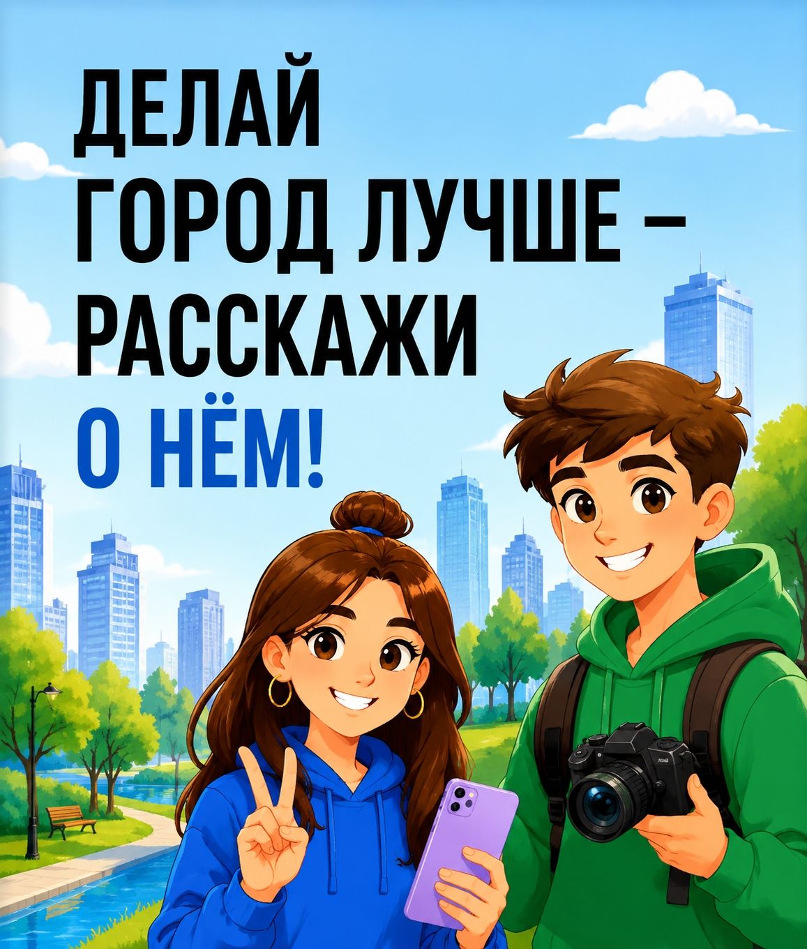 Курян приглашают принять участие во II Всероссийском конкурсе медиаконтента «Блогеры благоустройства 2.0»