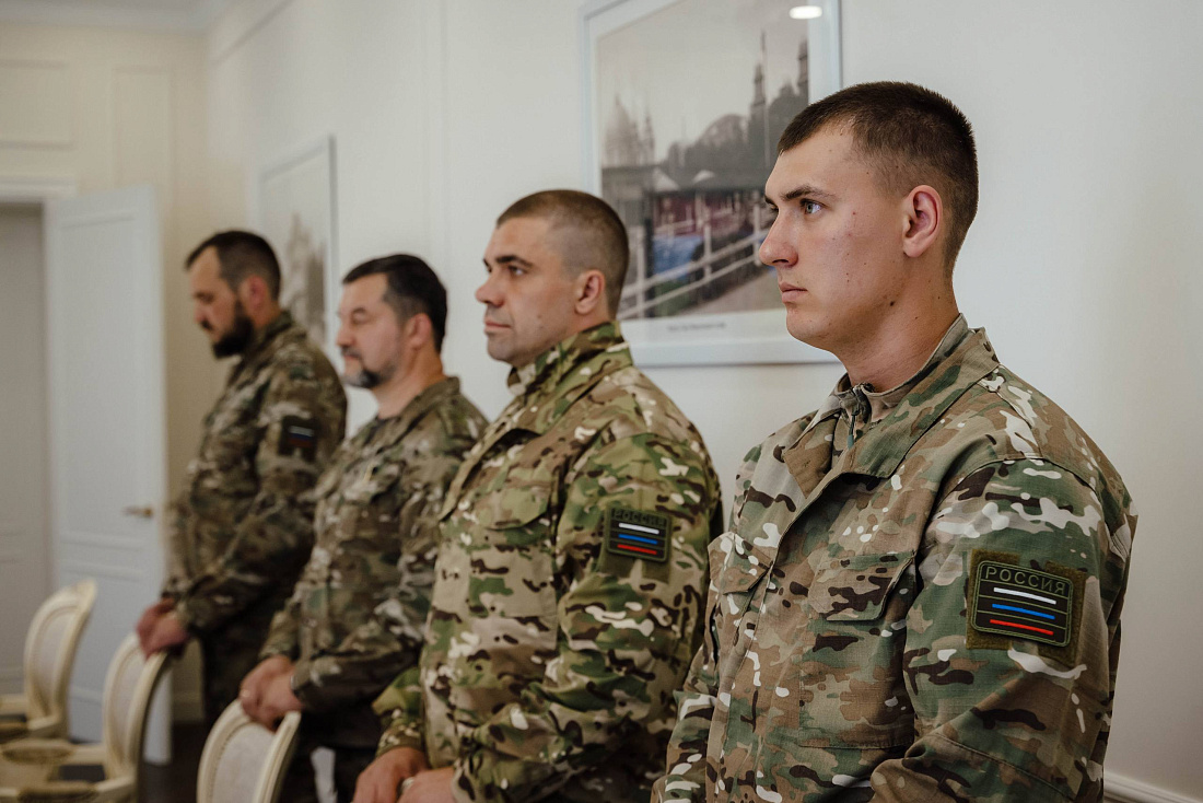 Награждение бойцов отряда «БАРС-Курск»