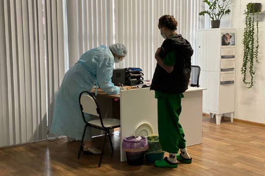 Сотрудники «Грибной радуги» вакцинируются от коронавируса