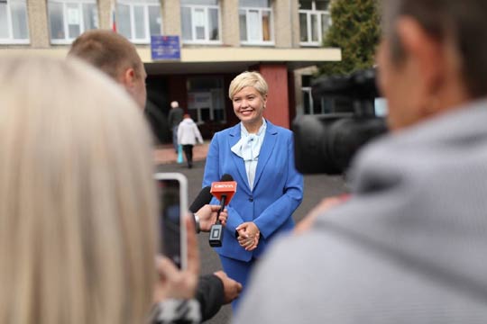 В Курском районе голосуют наравне со всеми.