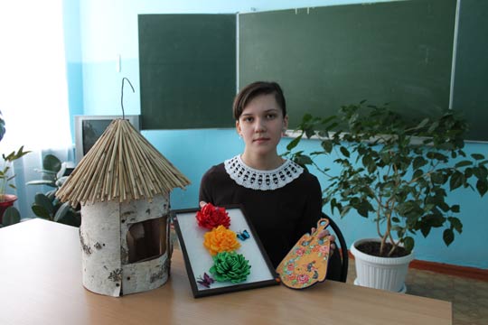 Вот такая юная мастерица