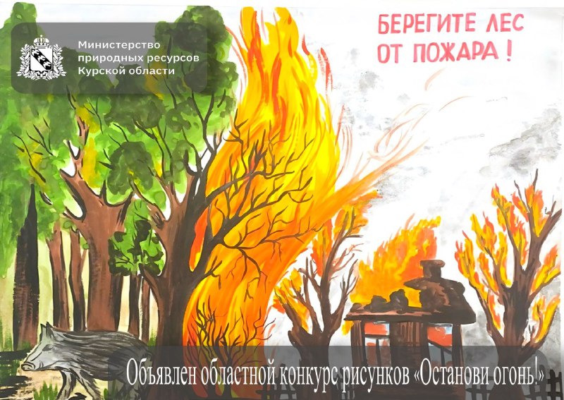 Конкурс рисунков "Останови огонь!"