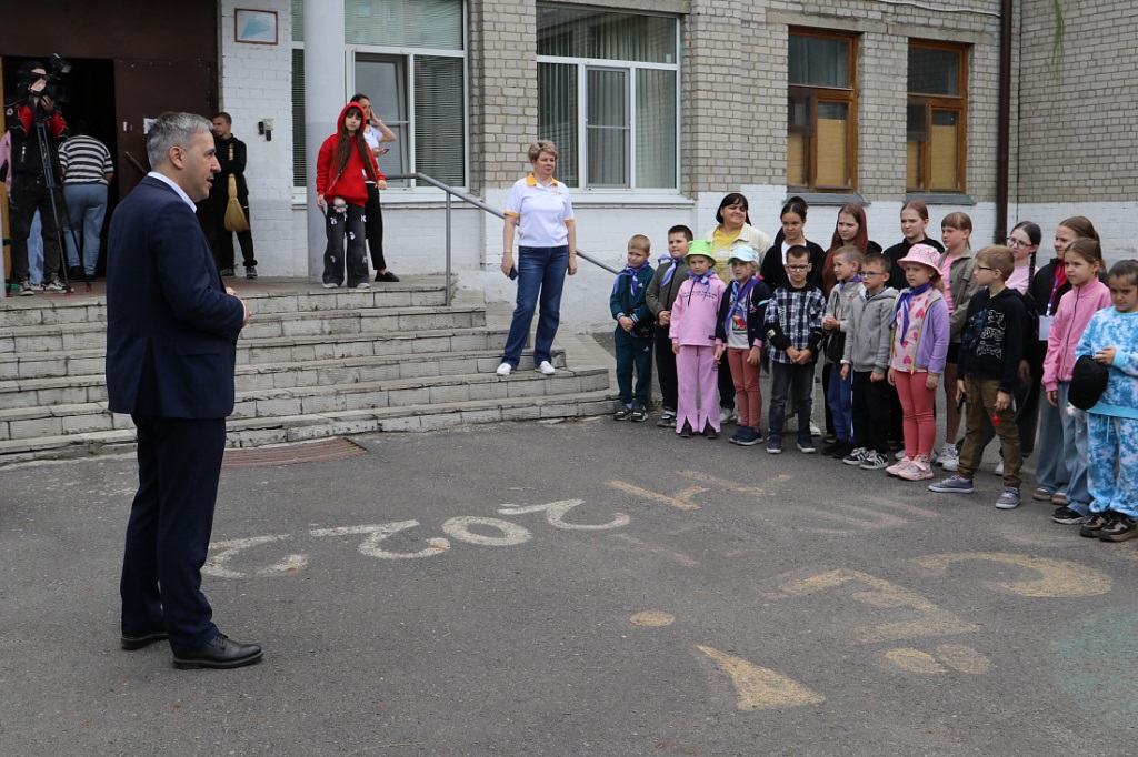 Для курских школьников провели урок безопасности дорожного движения